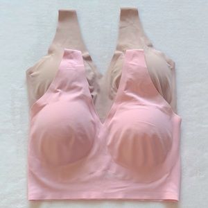 (2) True & Co. True Body V-Neck Bralette w/ removable padding.